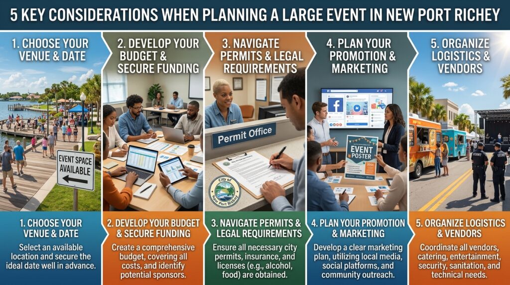 5 Key Considerations When Planning a Large Event in New Port Richey