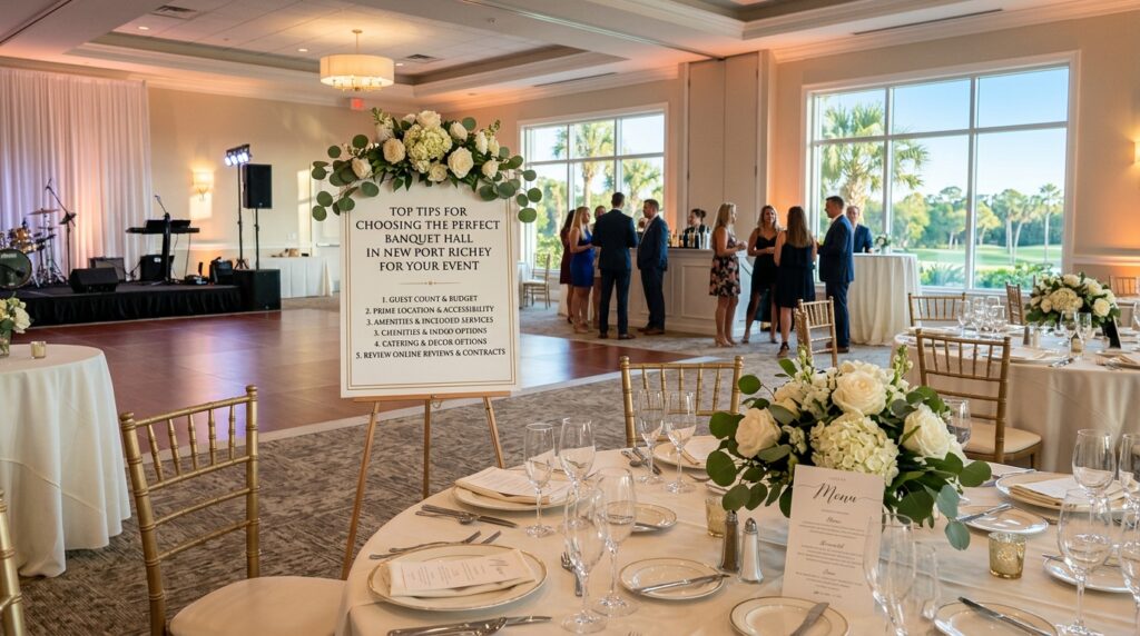Top Tips for Choosing the Perfect Banquet Hall in New Port Richey for Your Event