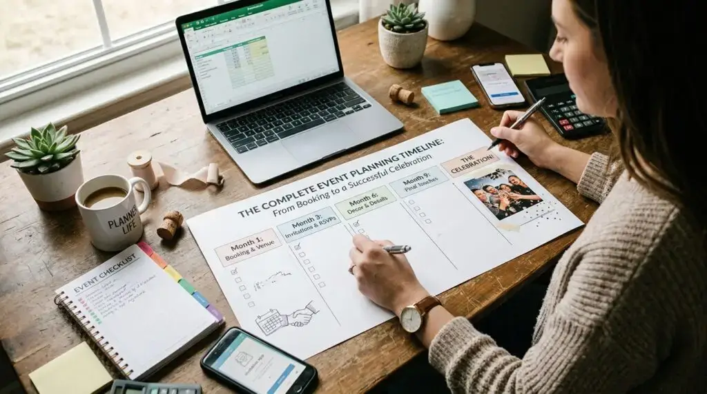 The Complete Event Planning Timeline: From Booking to a Successful Celebration